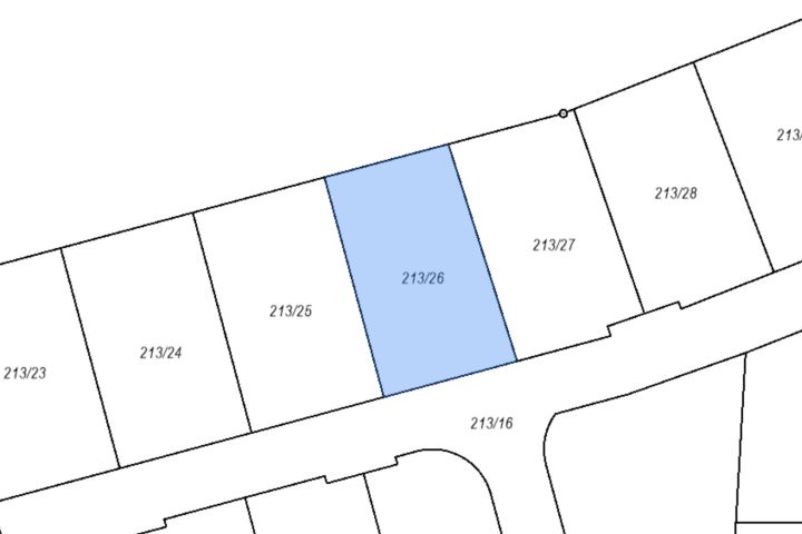 Land for sale, 538 m2